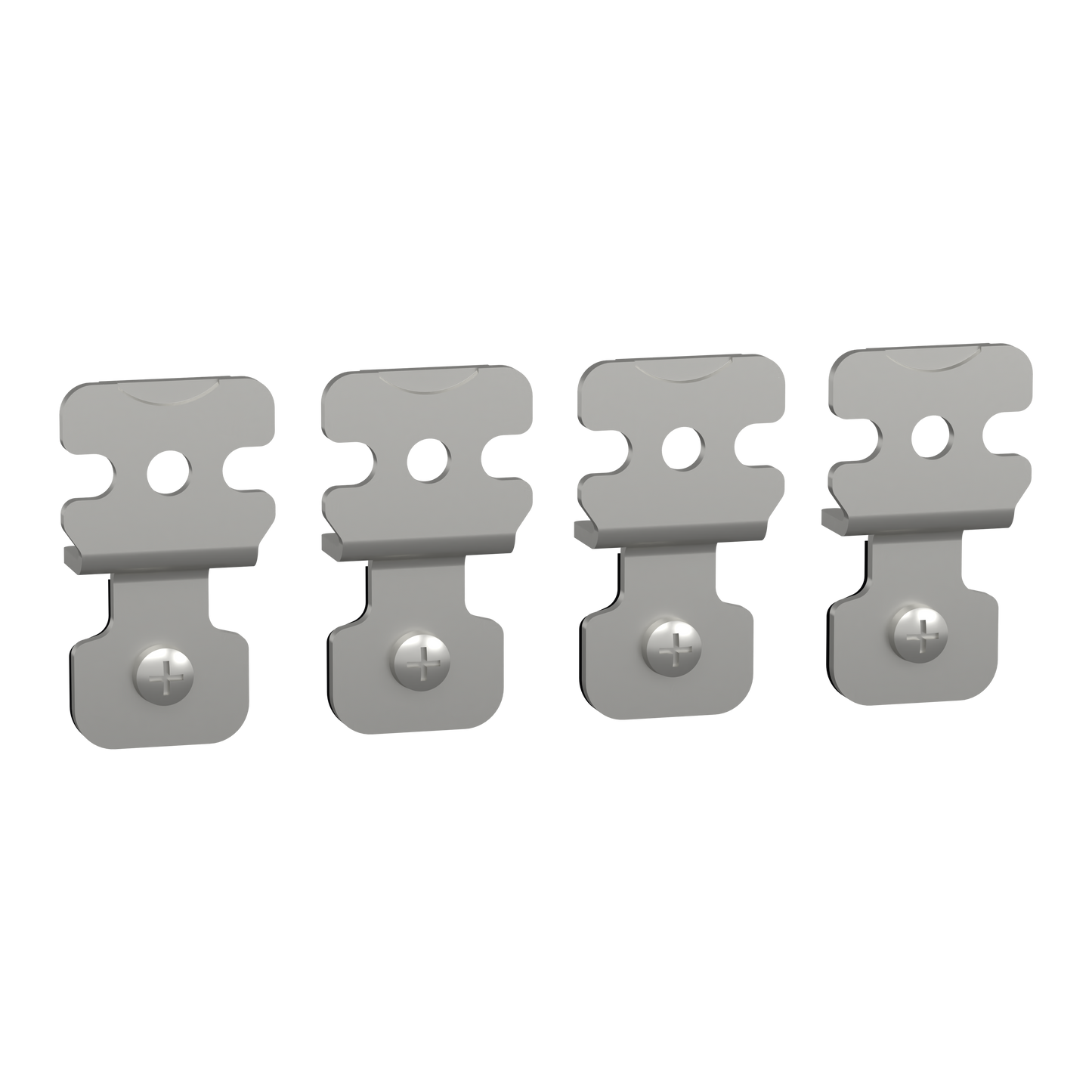 Schneider Electric-NSYAEFPFSC-PanelSeT Accessoires - jeu de 4 pattes - fixation acier - coffret