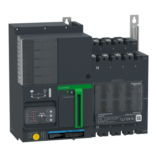 Schneider Electric-TA25D4S2004TPE-TA250 200A 4P AUTO COMMUT 400V