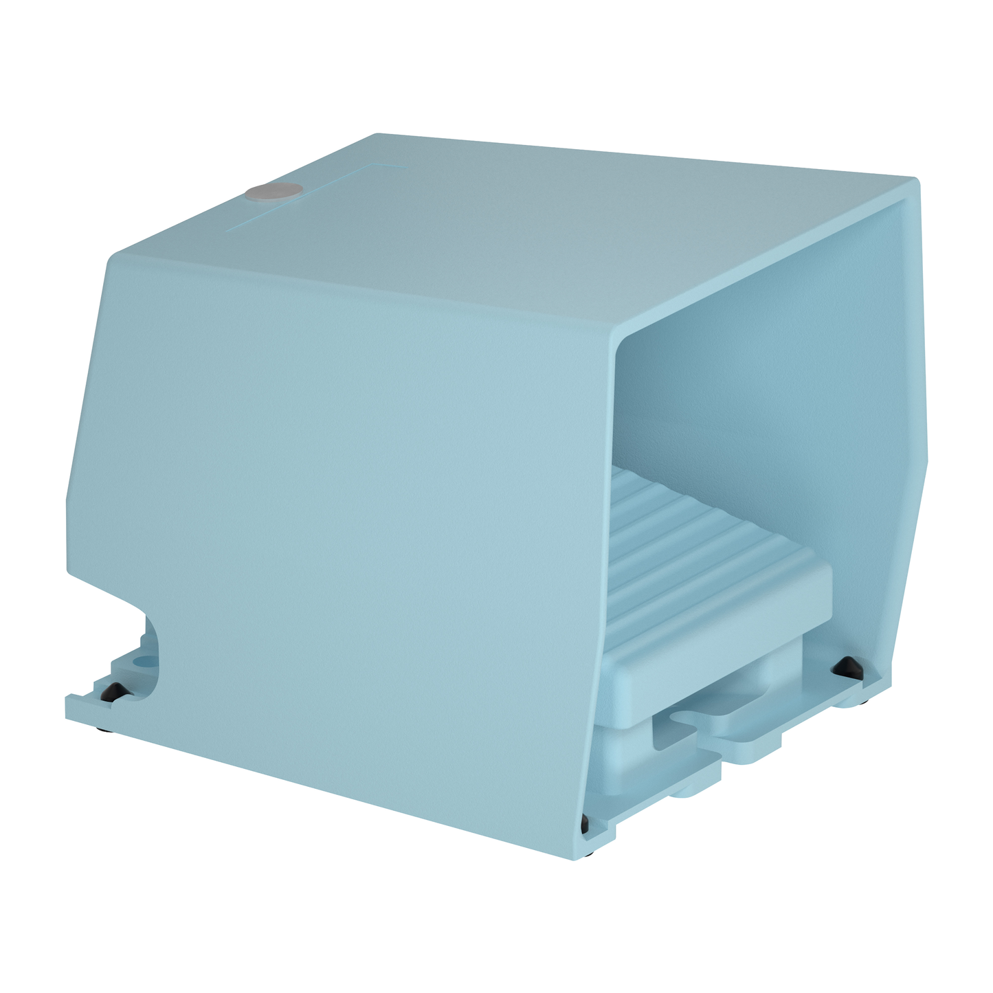 Schneider Electric-XPEM510-Preventa XPEM - inter. à pied - simple - avec capot - métal.- bleu - 1O+1F