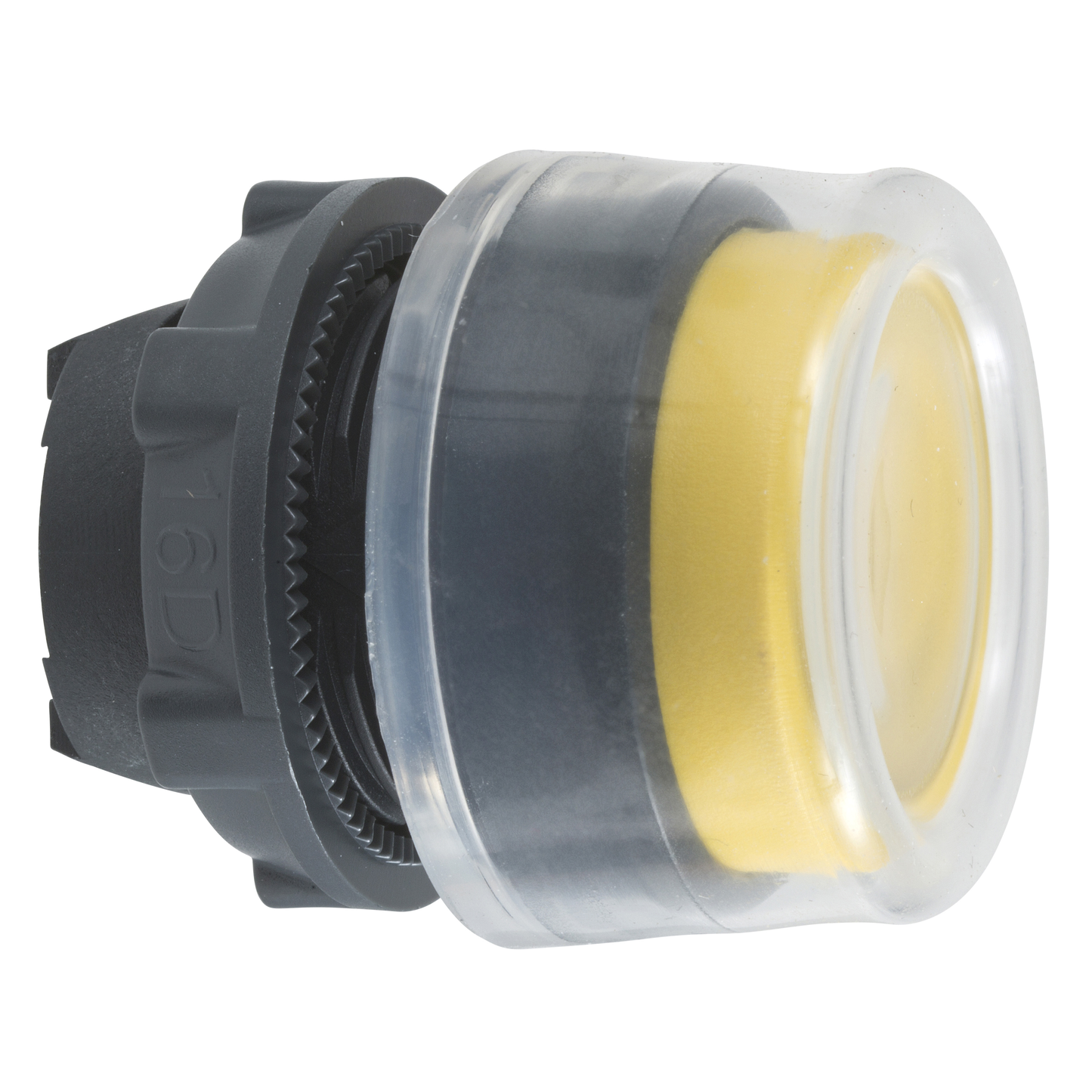 Schneider Electric-ZB5AP5-Harmony tête de bouton poussoir + capuchon IP69K - Ø22 - jaune