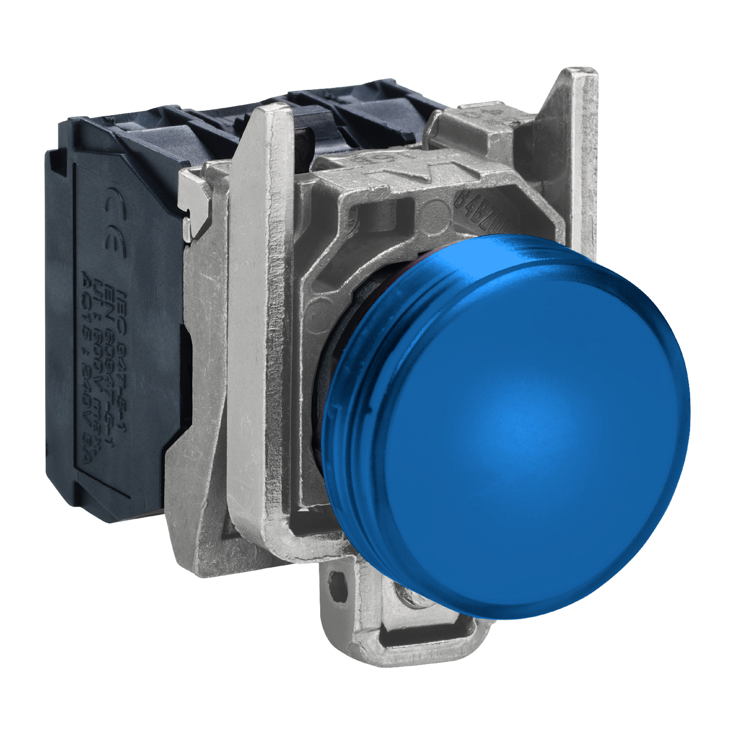 Schneider Electric-XB4BVM6-Harmony XB4 - voyant lumineux DEL - Ø22 - bleu - 230V - vis étrier