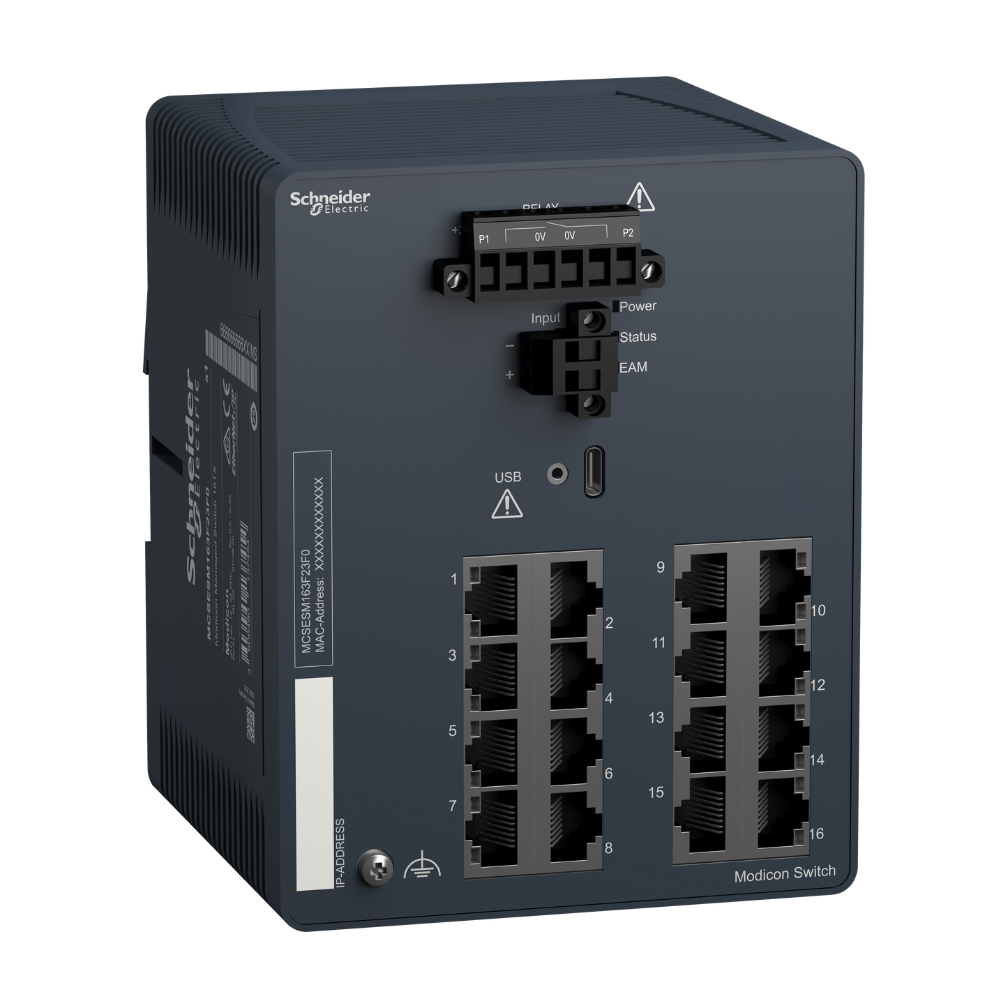 Schneider Electric-MCSESM163F23F0-Modicon Managed Switch 16TX