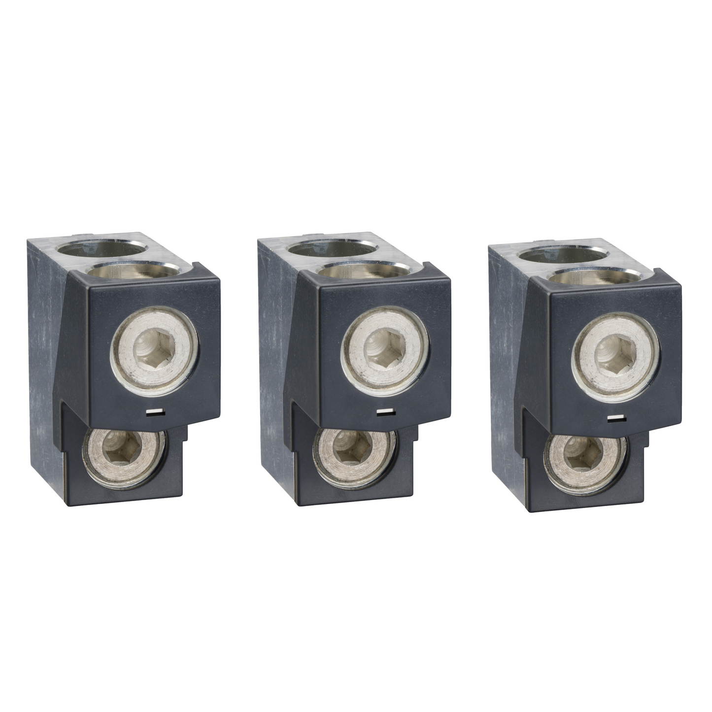 Schneider Electric-LV432481-ComPacT NSX630 - 3 bornes pour 2 câbles 35 à 240mm² et séparateur de phases