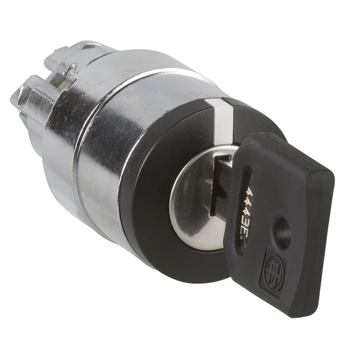 Schneider Electric-ZB4BG02K-Harmony XB4 - tête bouton tournant à clé spec - Ø22 - 2 pos fix - retr D