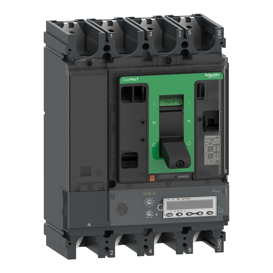 Schneider Electric-C63R46E630-ComPacT NSX630R - Disjoncteur - MicroLogic 6.3E 630A - 4P4D - 200kA - fixe