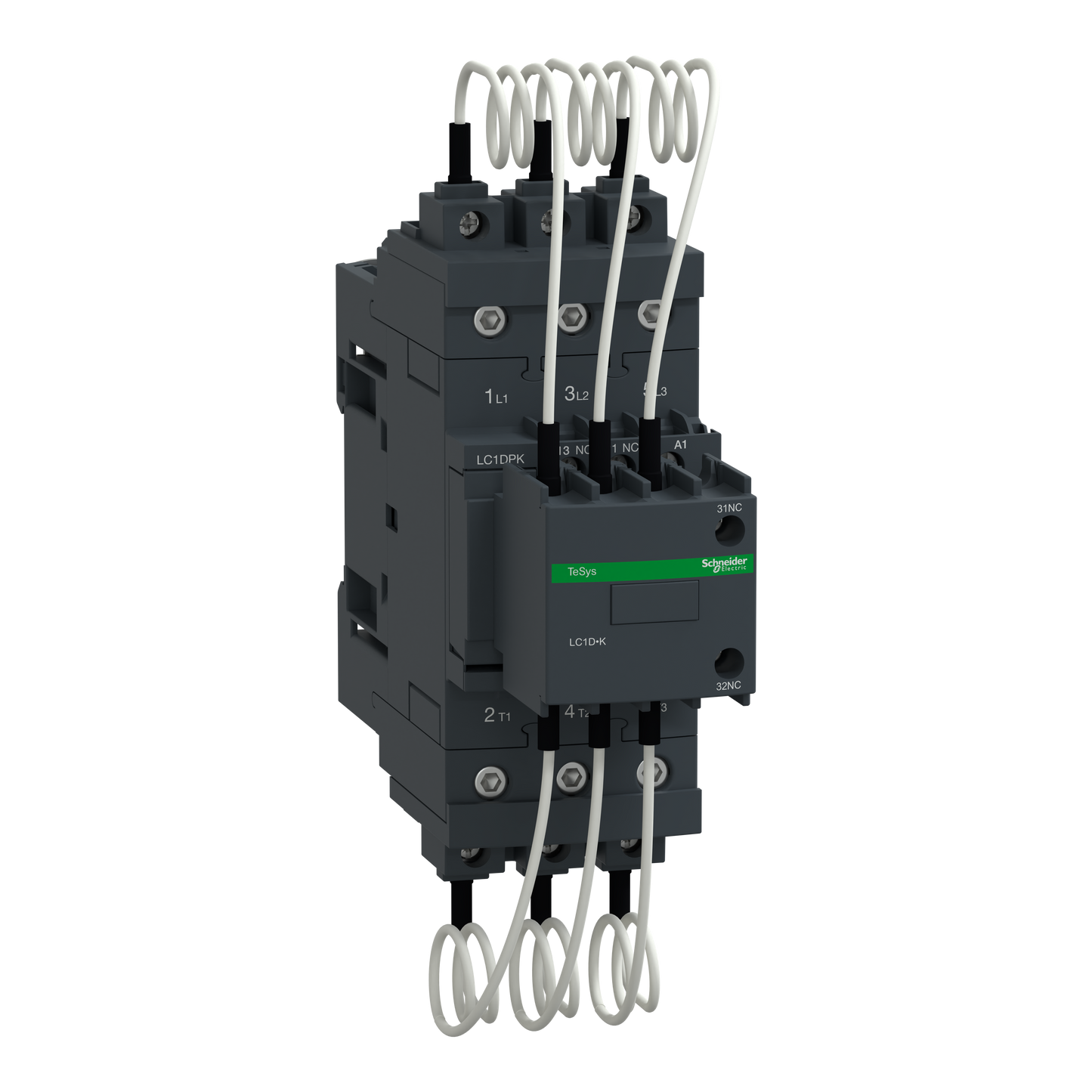 Schneider Electric-LC1DPKV7-TeSys D - Contacteur 30kvar bob 400 v 50/60hz