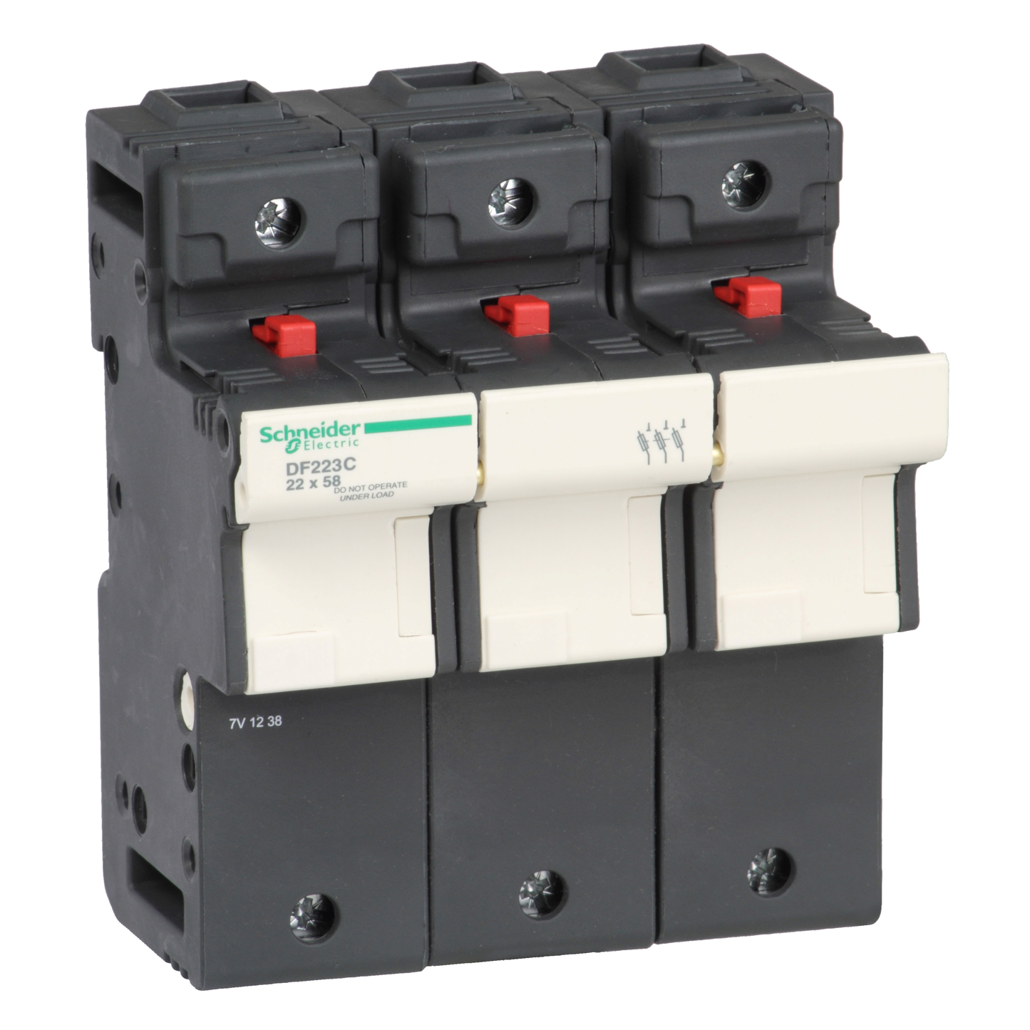 Schneider Electric-DF223C-box of 2 *  PORTE FUS 3P 125A POUR FU