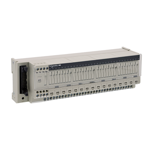 Schneider Electric-ABE7H16S43-Telefast ABE7 - embase de raccordement passive - 16 E - fusible - DEL -isolateur