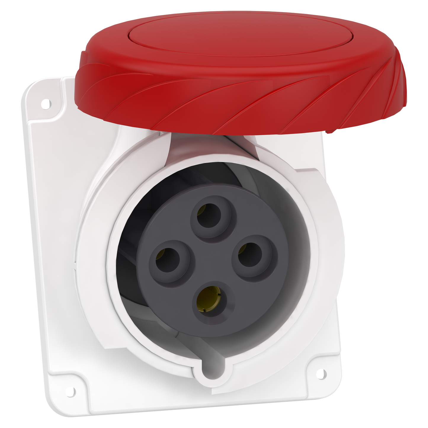 Schneider Electric-PKY32F734-Mureva - socle de prise industrielle coudée 32 A - 3P+T - 380-415 V CA - IP67