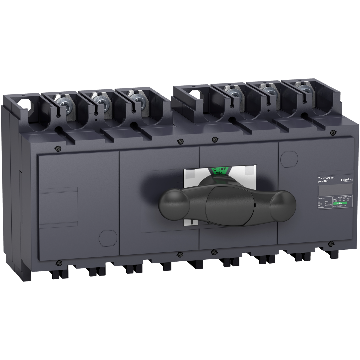 Schneider Electric-31150-TransferPacT FXM400 - inverseur de source manuel monobloc - 400 A - 3P - 690Vca