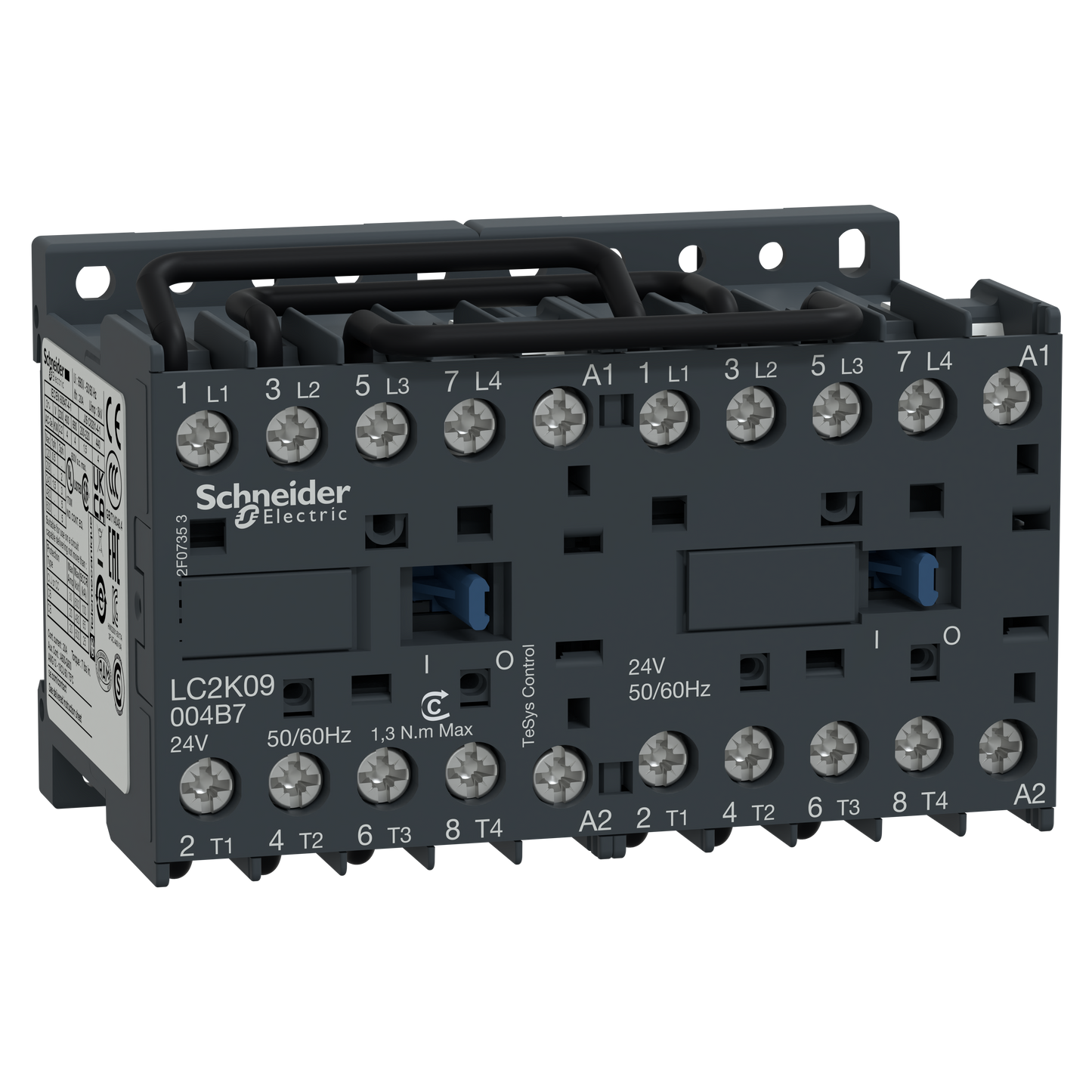 Schneider Electric-LC2K09004B7-INV 4P VIS 24V 50 60HZ