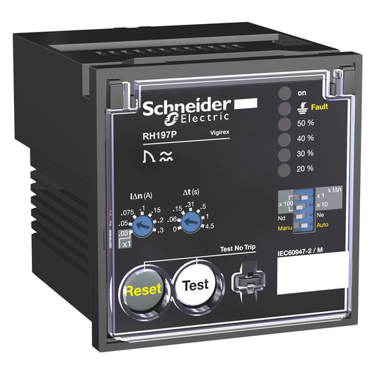 Schneider Electric-56512-VigiPacT - Vigirex - relais différentiel RH197P 100 mA 220/240V