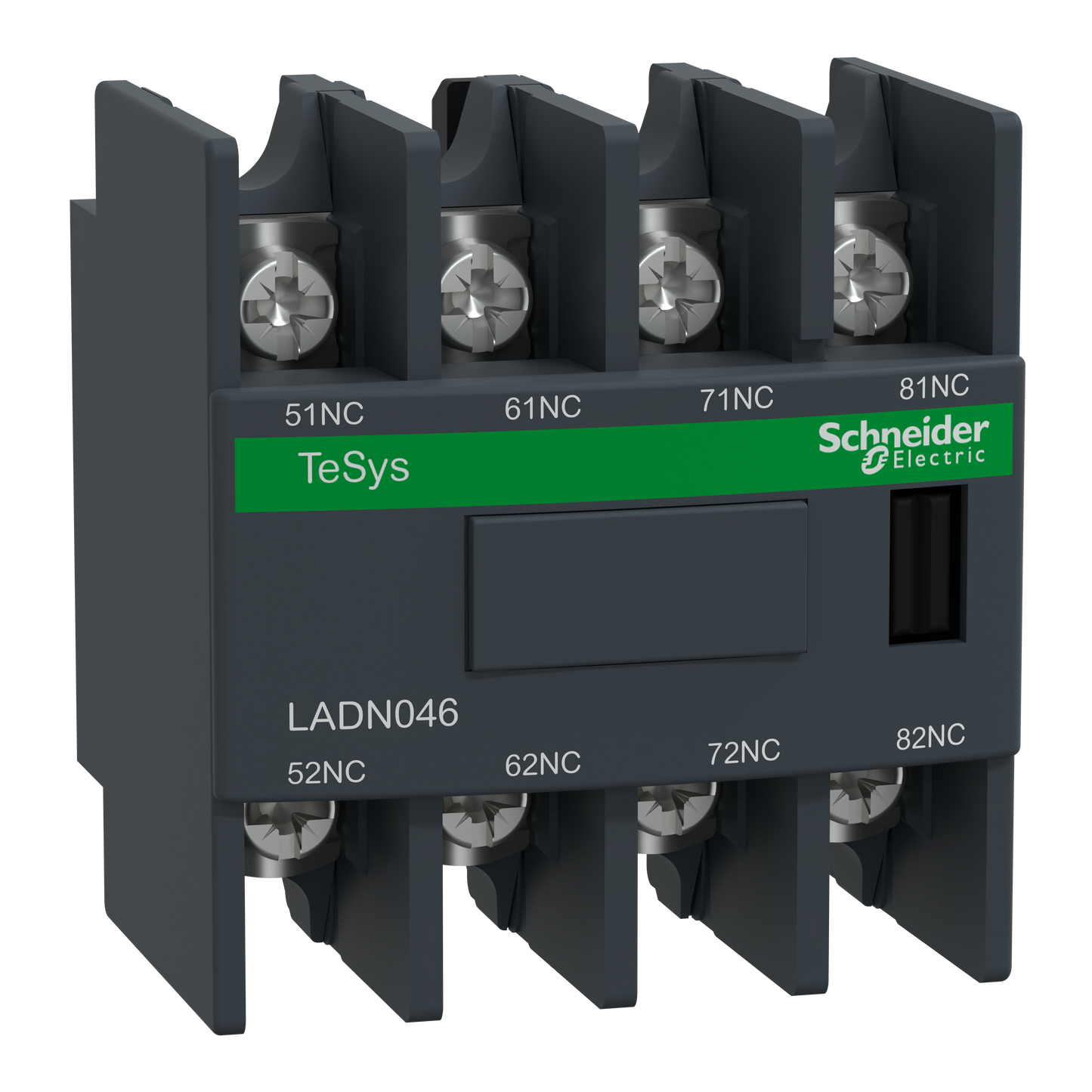 Schneider Electric-LADN046-TeSys D - bloc de contacts auxiliaires - 0F+4O - cosses à sertir