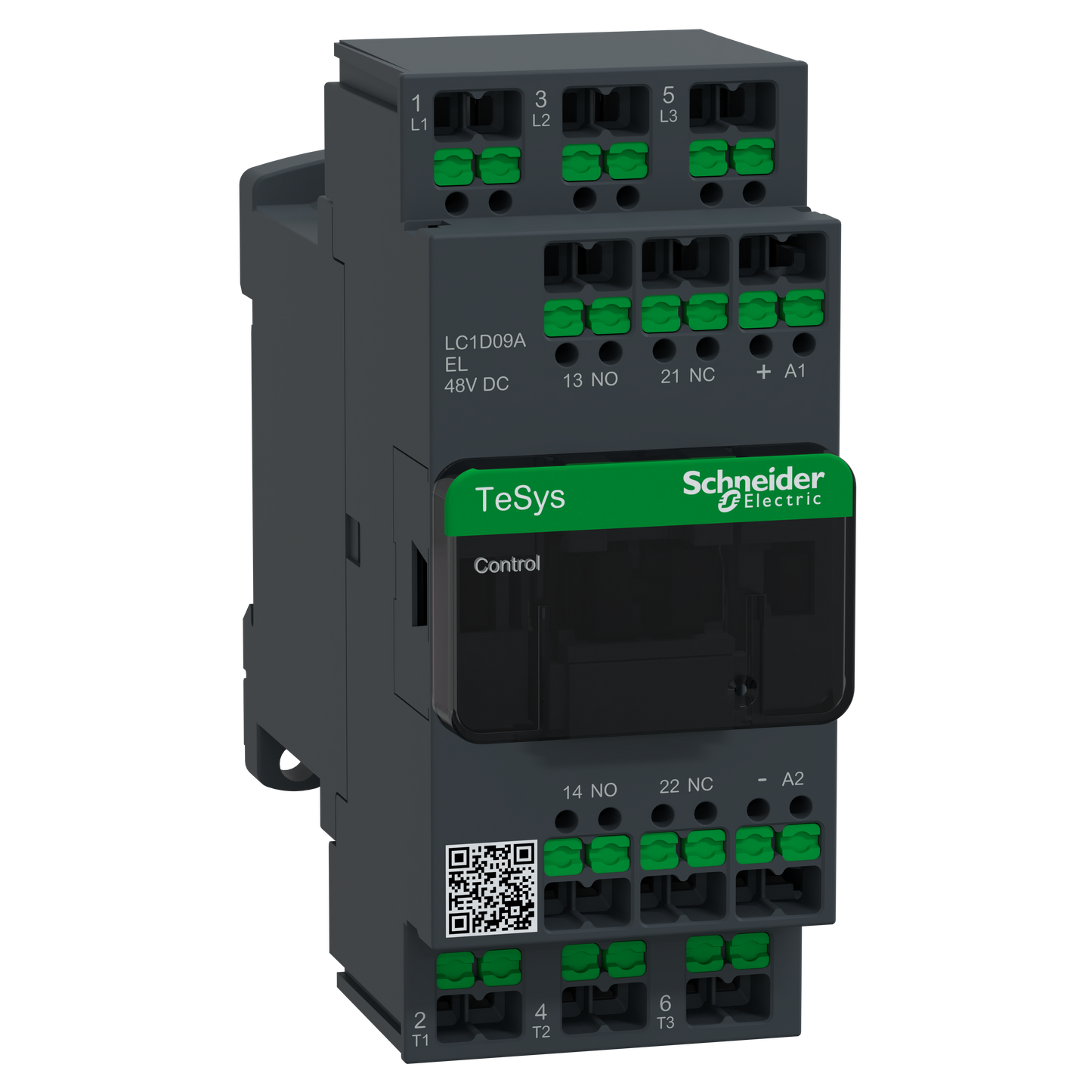 Schneider Electric-LC1D09AEL-SnIn CONT 9A 1F 1O 48V BC LPL