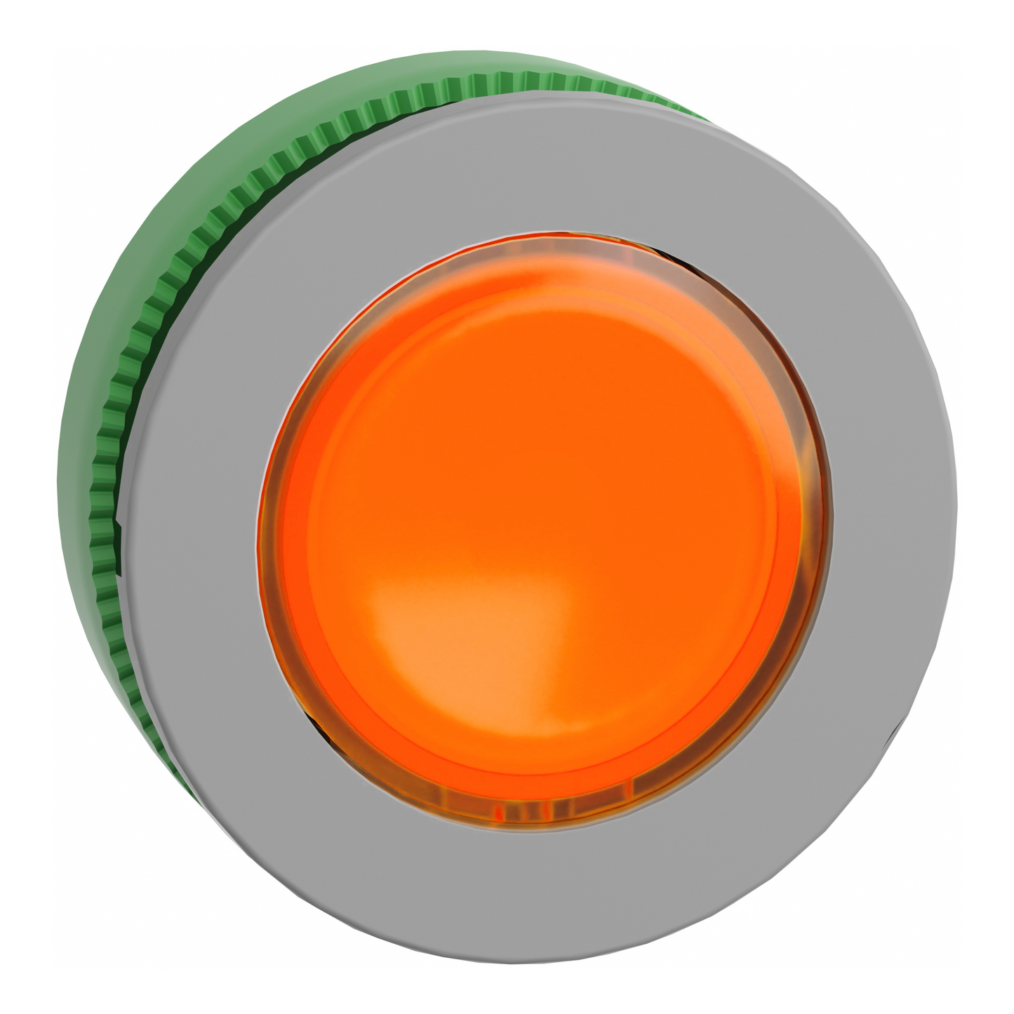 Schneider Electric-ZB5FV053C0-Harmony XB5 - tête voyant DEL - Ø22 - col flush grise - orange
