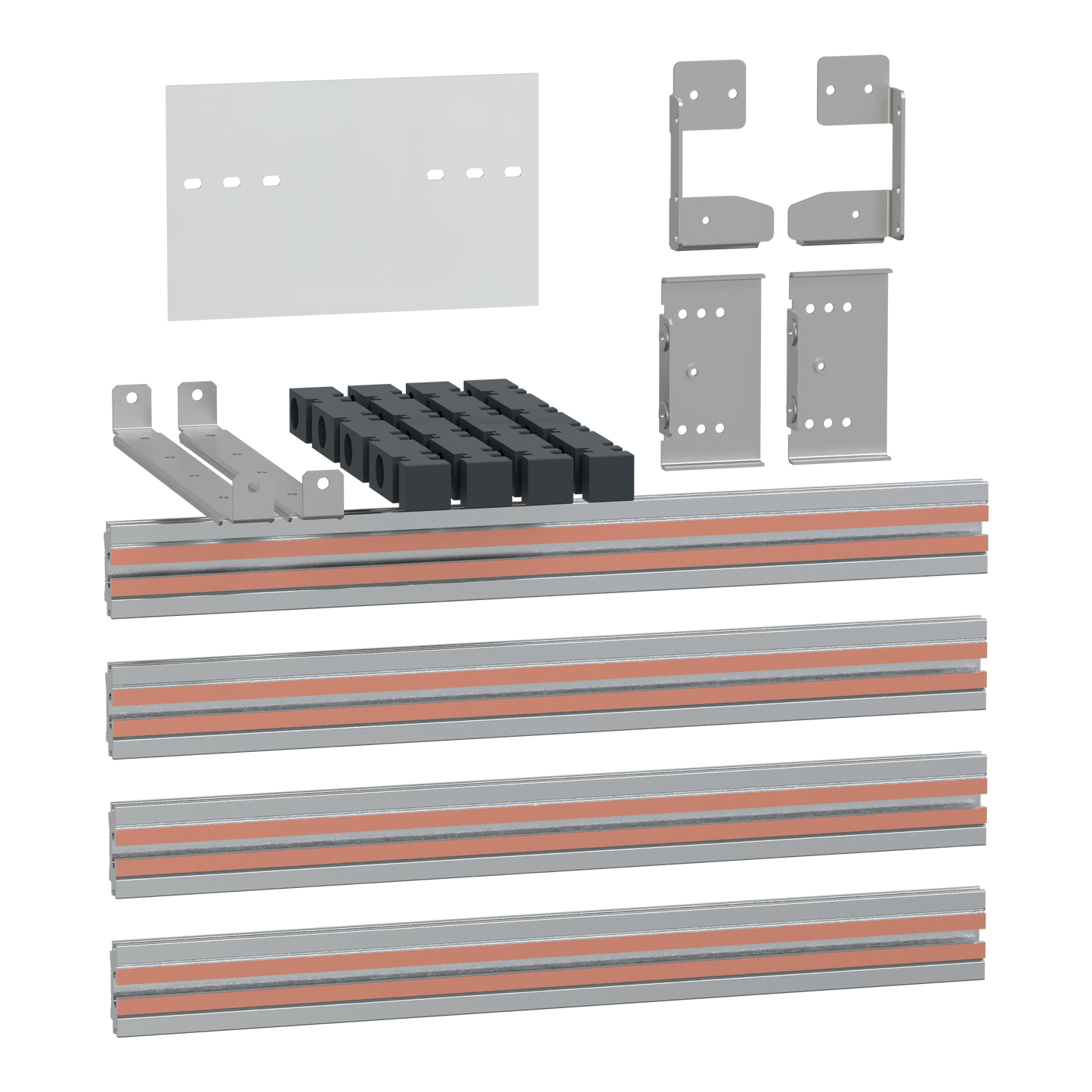 Schneider Electric-LVS04494-Linergy LGYE - Liaison transfert horizontal MTZ1 - 4P 1600A - L=580mm