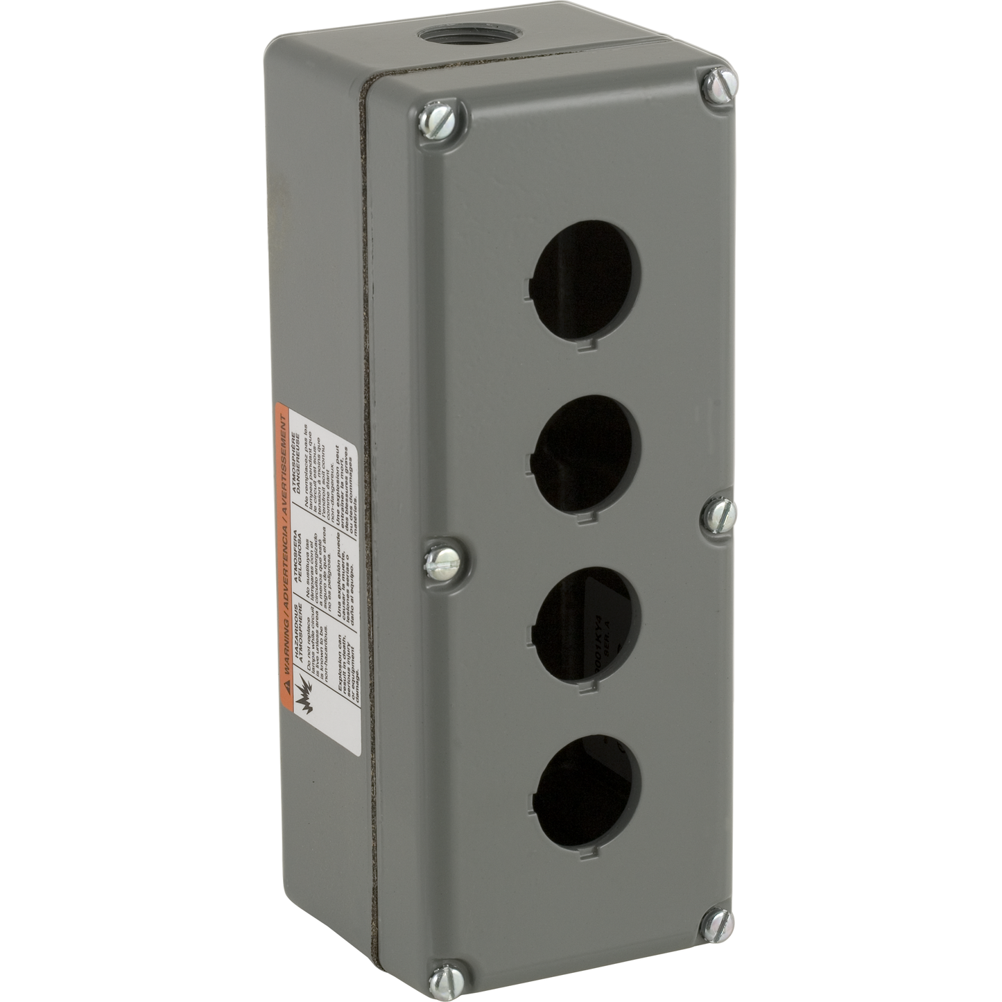 Schneider Electric-9001KY4-Harmony 9001KY - boîte à boutons vide - métallique - 4 perçages horizontaux