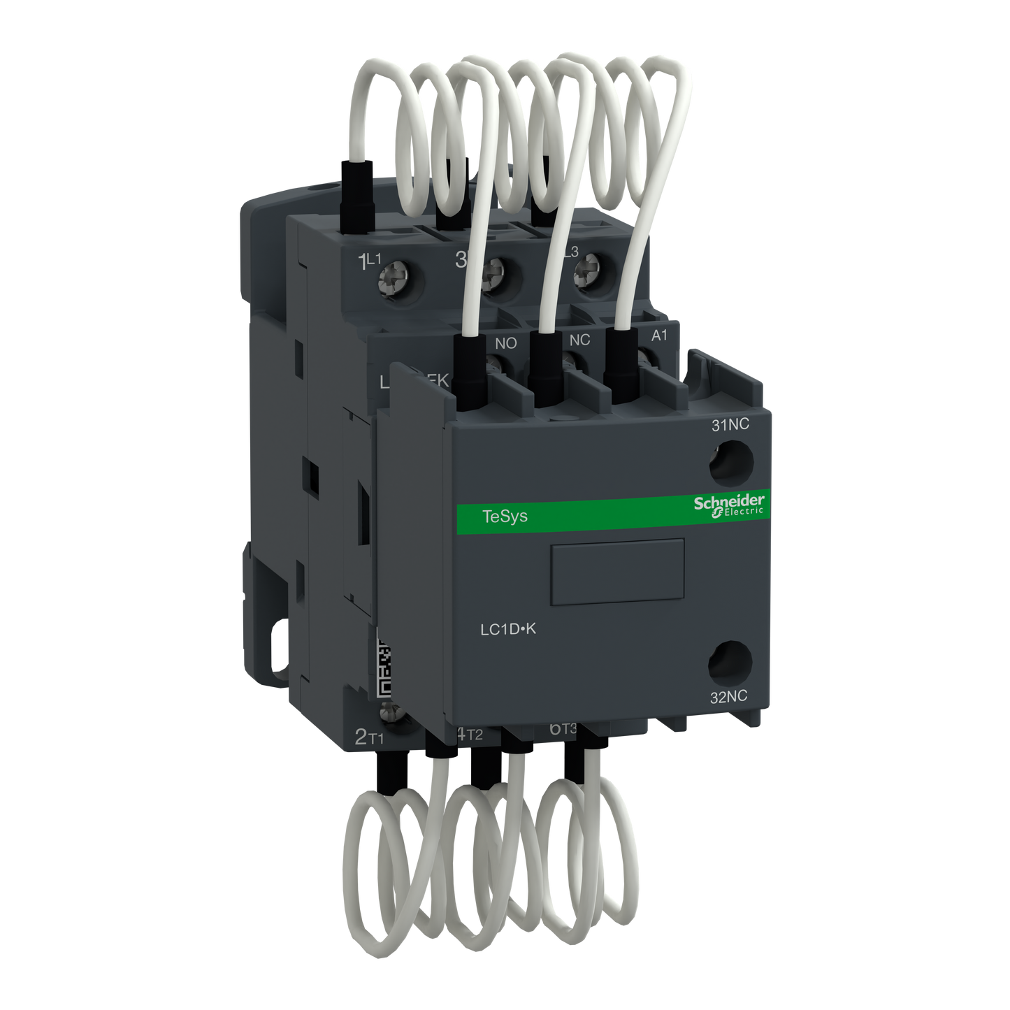 Schneider Electric-LC1DFKF7-TeSys D - Contacteur 12,5kvar bob 1 10v 50/60hz