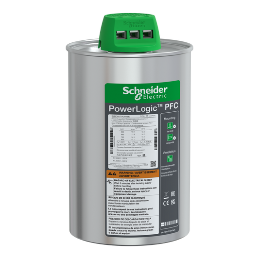 Schneider Electric-BLRCH171A205B83-CONDENSATEUR CAN HDY 17.1/20.5KVAR 830V