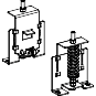 Schneider Electric-KSB1000ZV3-Canalis KSB - supports à poser (2) colonnes montantes - application multistock.