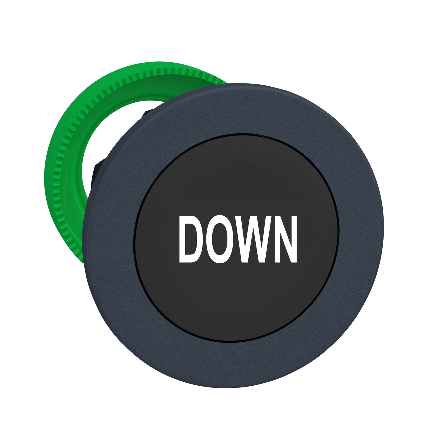 Schneider Electric-ZB5FA344-Harmony XB5 - tête bouton poussoir à impulsion - flush - marqué - noir