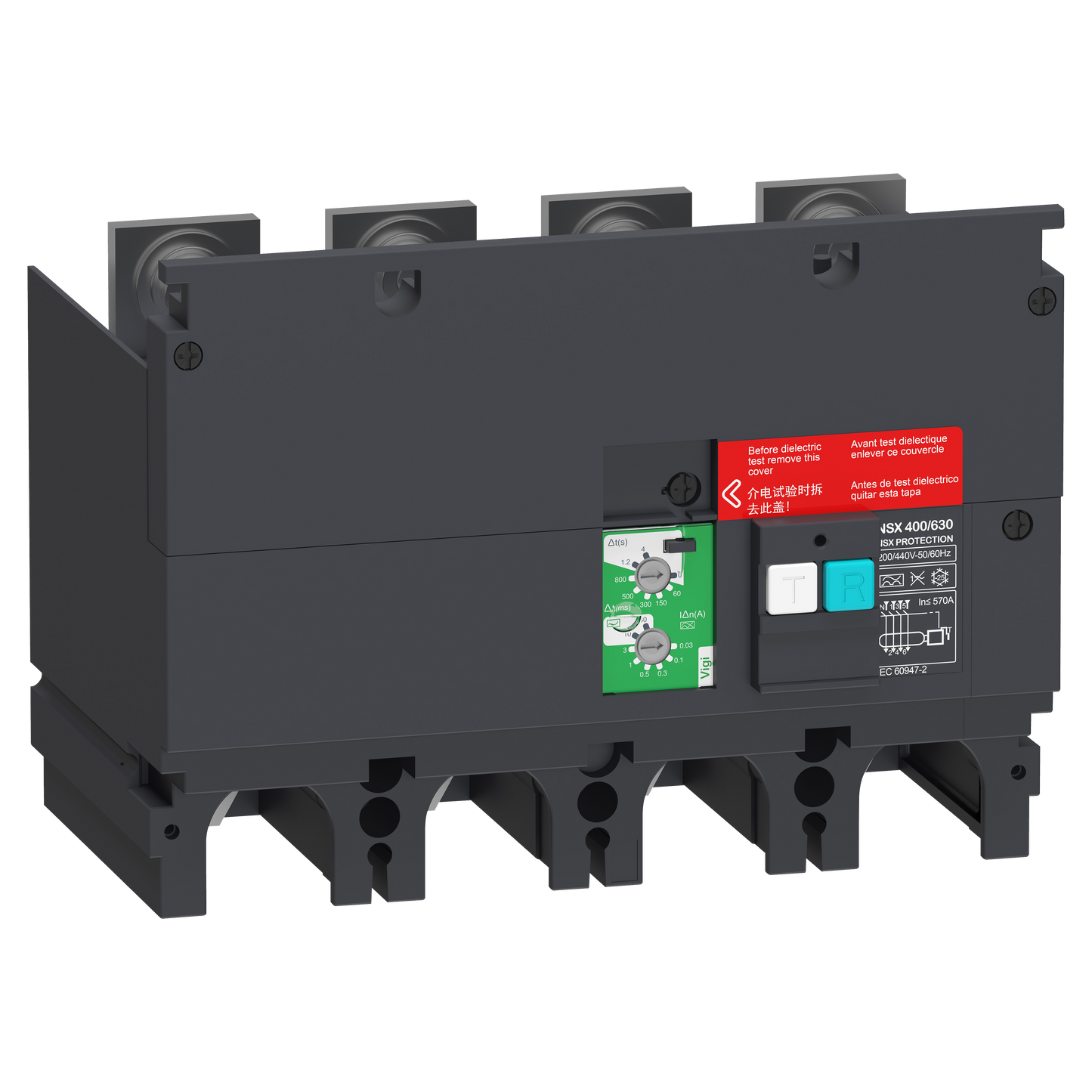 Schneider Electric-LV432465-ComPacT VigiPacT NSX - bloc vigi - 4P - seuil 0,03 à 30A - 200/440Vca pr NSX630