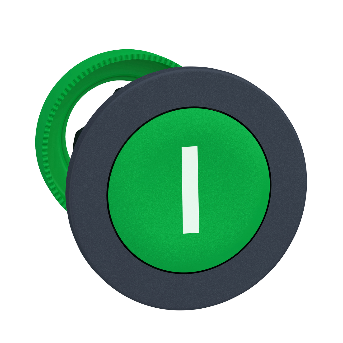 Schneider Electric-ZB5FA331-Harmony XB5 - tête bouton poussoir à impulsion - flush - marqué - vert