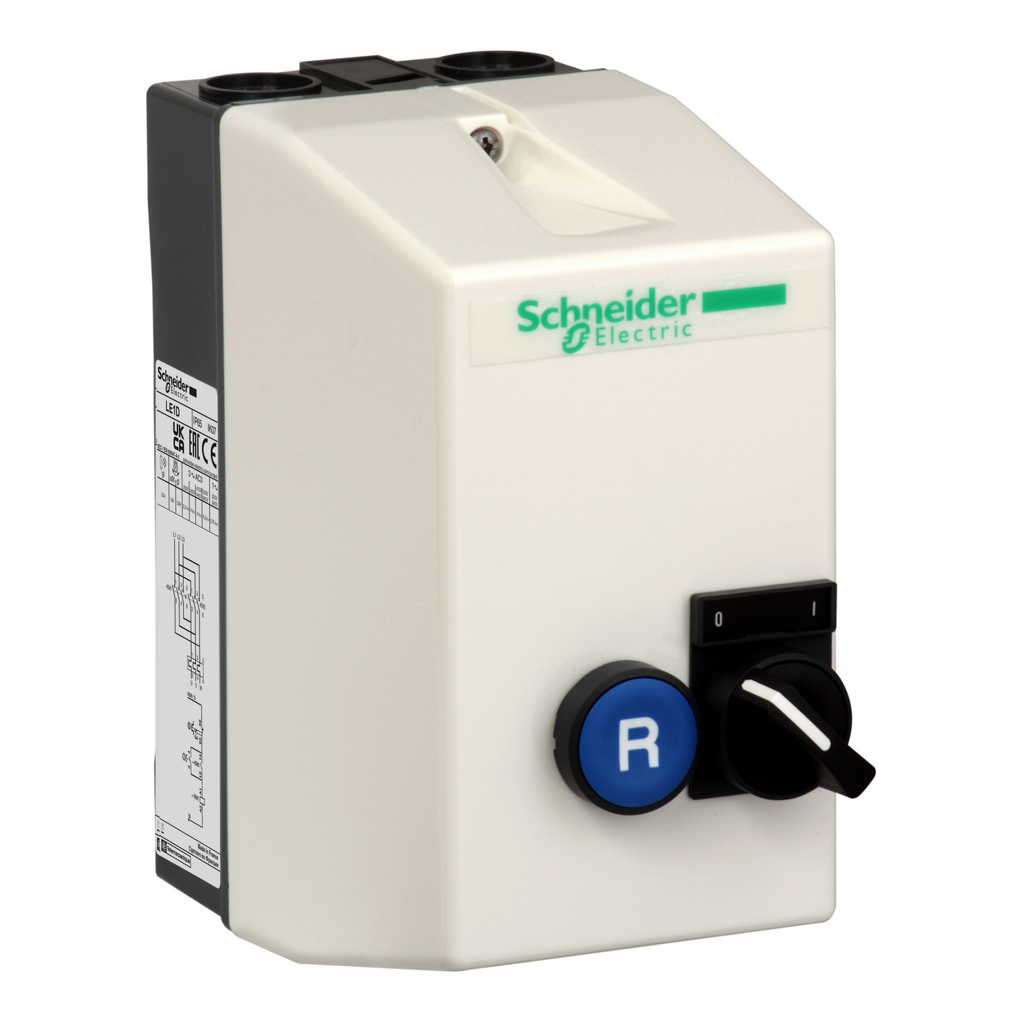 Schneider Electric-LE1D12V7A13-TeSys LE1D - démarreur en coffret - 12A - bobine 400Vca