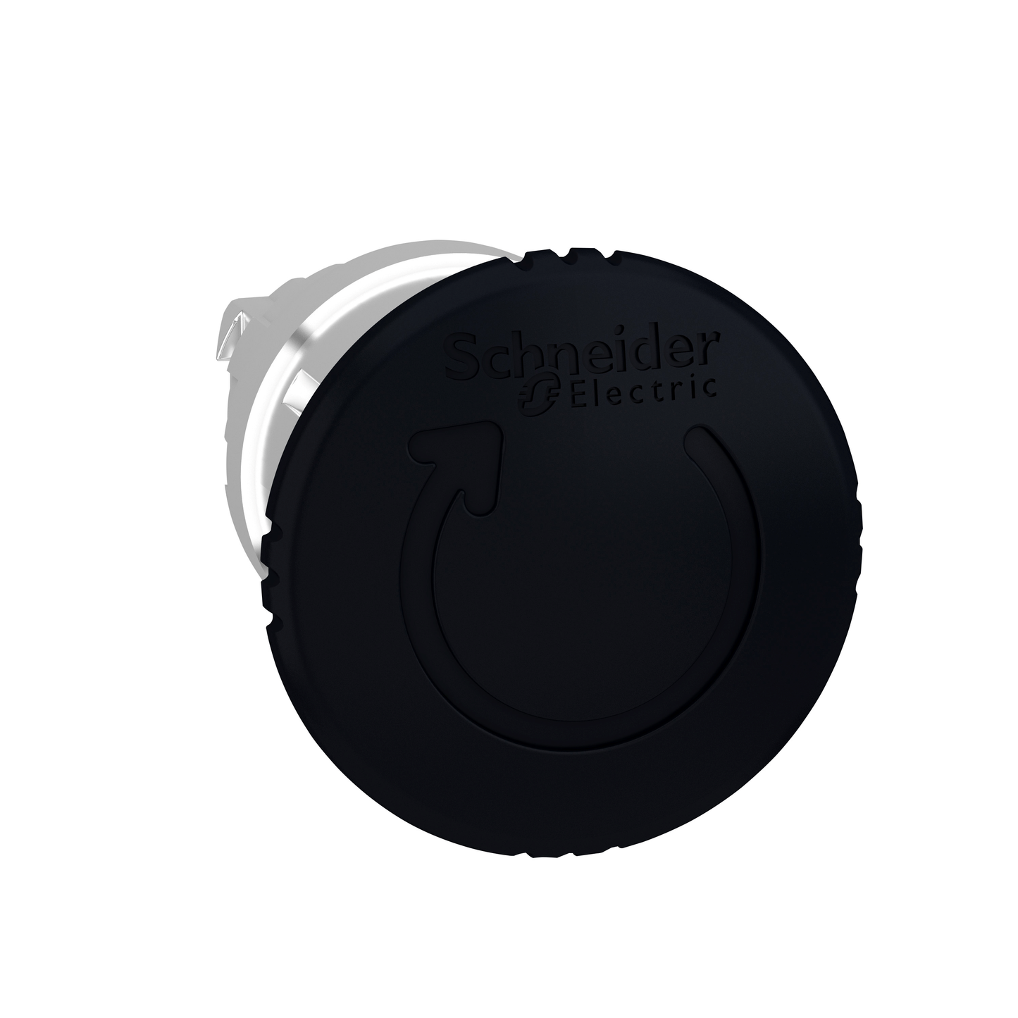 Schneider Electric-ZB4BS52-Harmony XB4 - tête bouton arrêt urgence - Ø40 - pousser tourner - noir