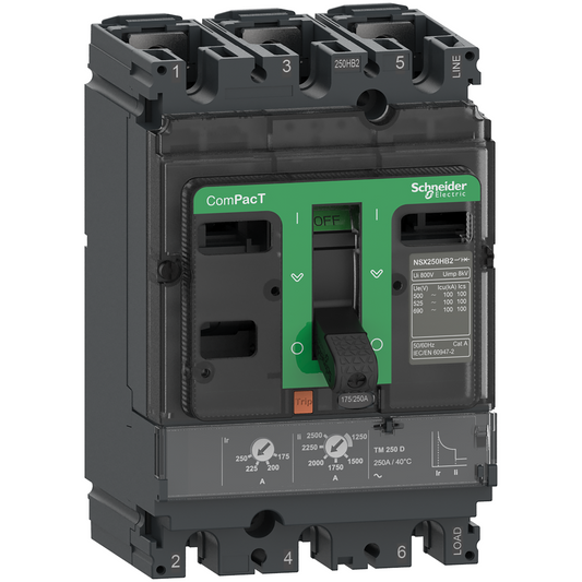 Schneider Electric-C25W3TM200-Disj TMD 200A 3P3D NSX100HB2