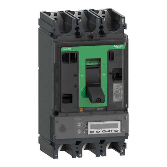 Schneider Electric-C40W36E400-ComPacT NSX400HB2 - Disjoncteur - MicroLogic 6.3E 400A - 3P3D - 100kA - fixe