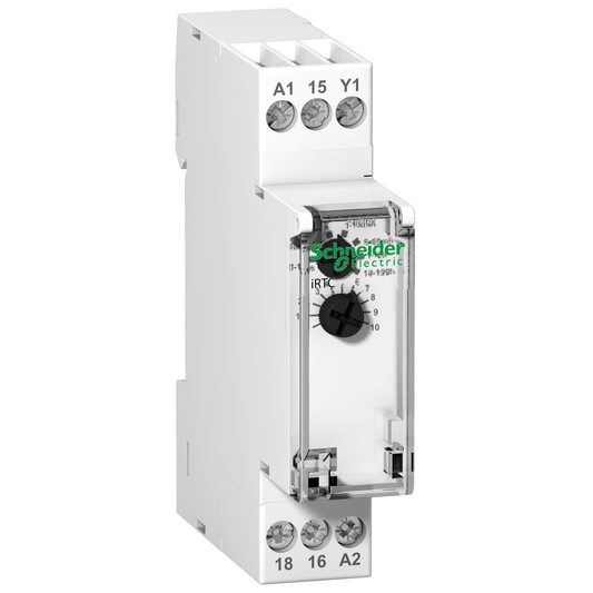 Schneider Electric-A9E16067-Acti9, RTC, relais à durée temporisée sur fin d impulsion 1OF 24...240VCA 24VCC