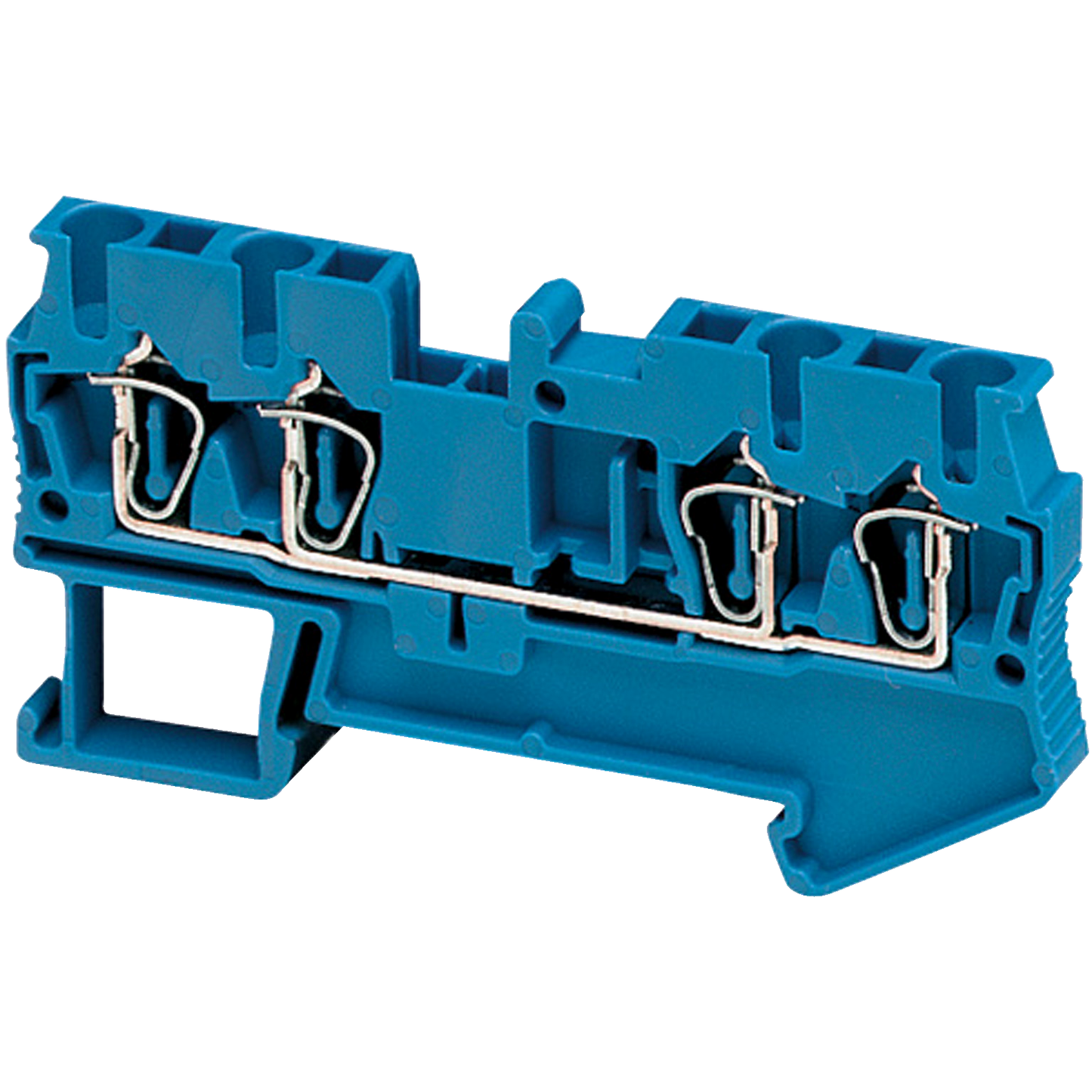 Schneider Electric-NSYTRR24BL-Borne à ressort - passant - 4 points - 2,5mm² - bleu
