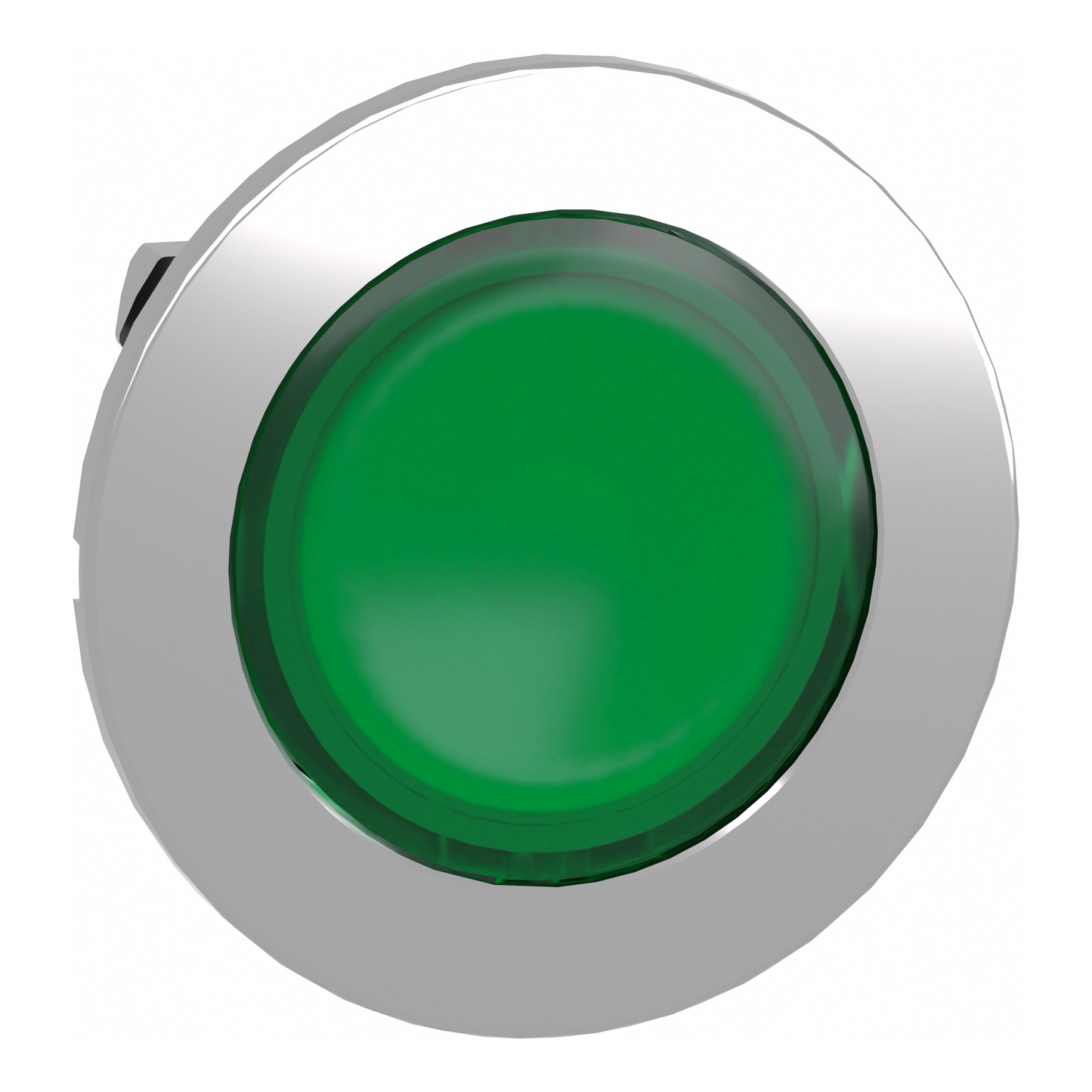 Schneider Electric-ZB4FH033-Harmony XB4 - tête bouton pousser-pousser lumineux - flush - vert