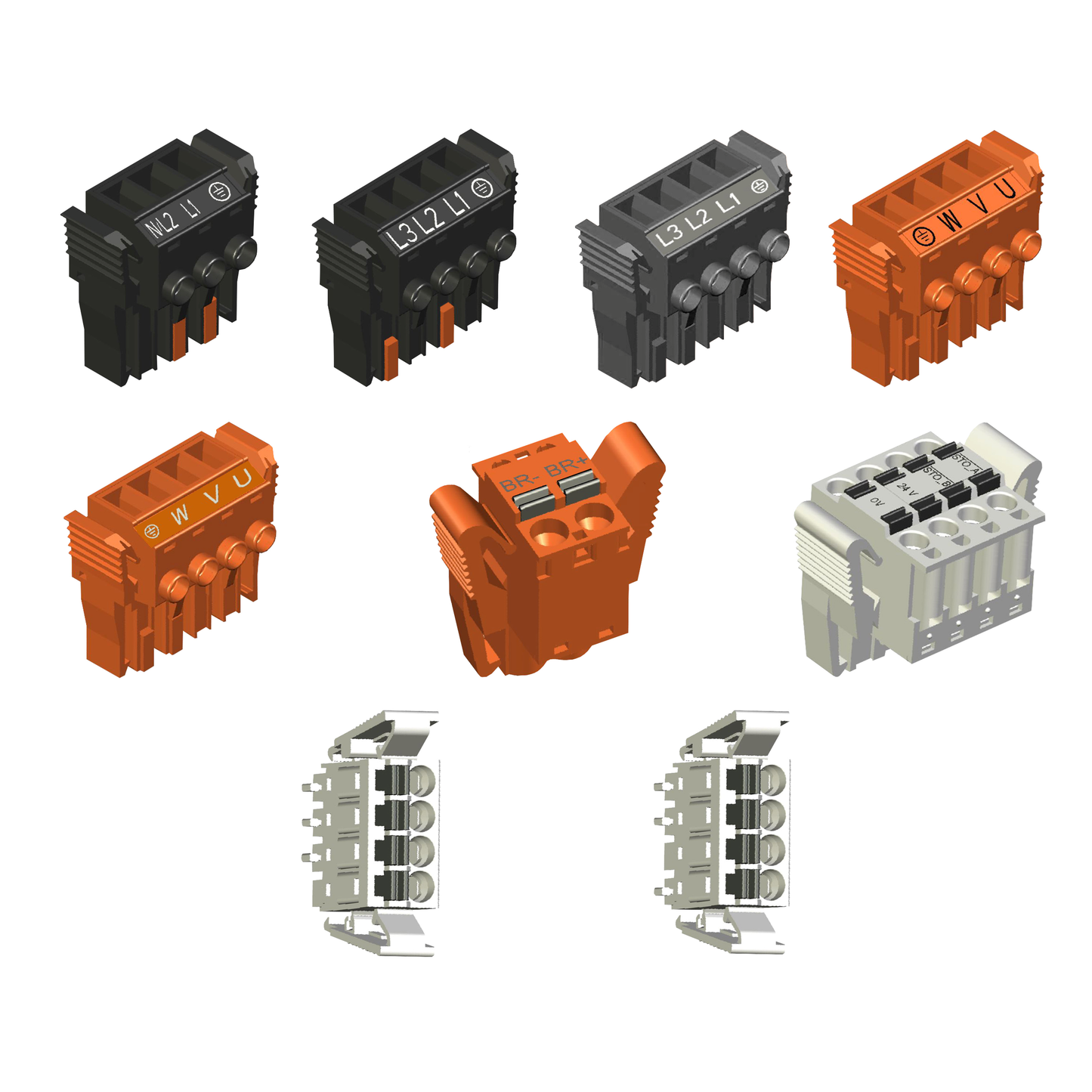 Schneider Electric-VW3M2203-Lexium - Kit connecteurs lxm 32m
