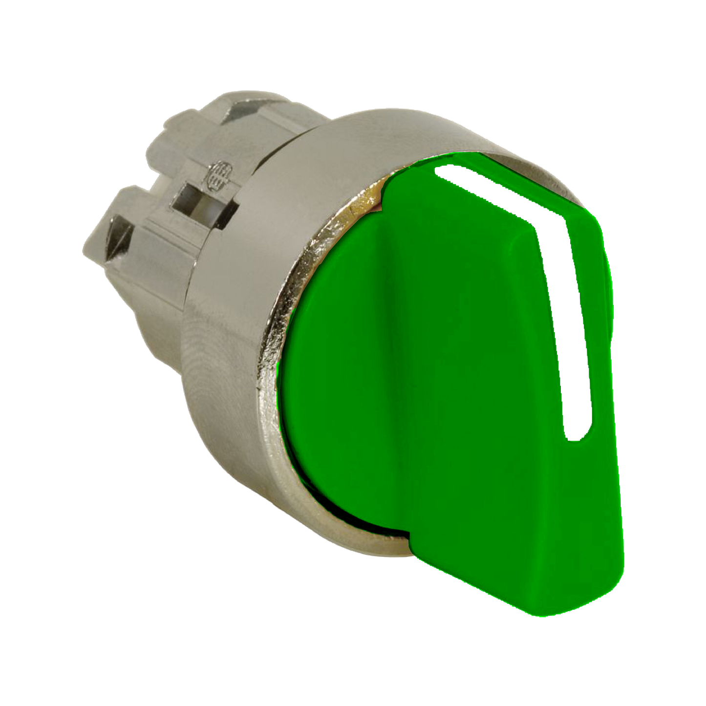 Schneider Electric-ZB4BD503-Harmony XB4 - tête bouton tournant à manette - Ø22 - 3 pos rap au C - vert