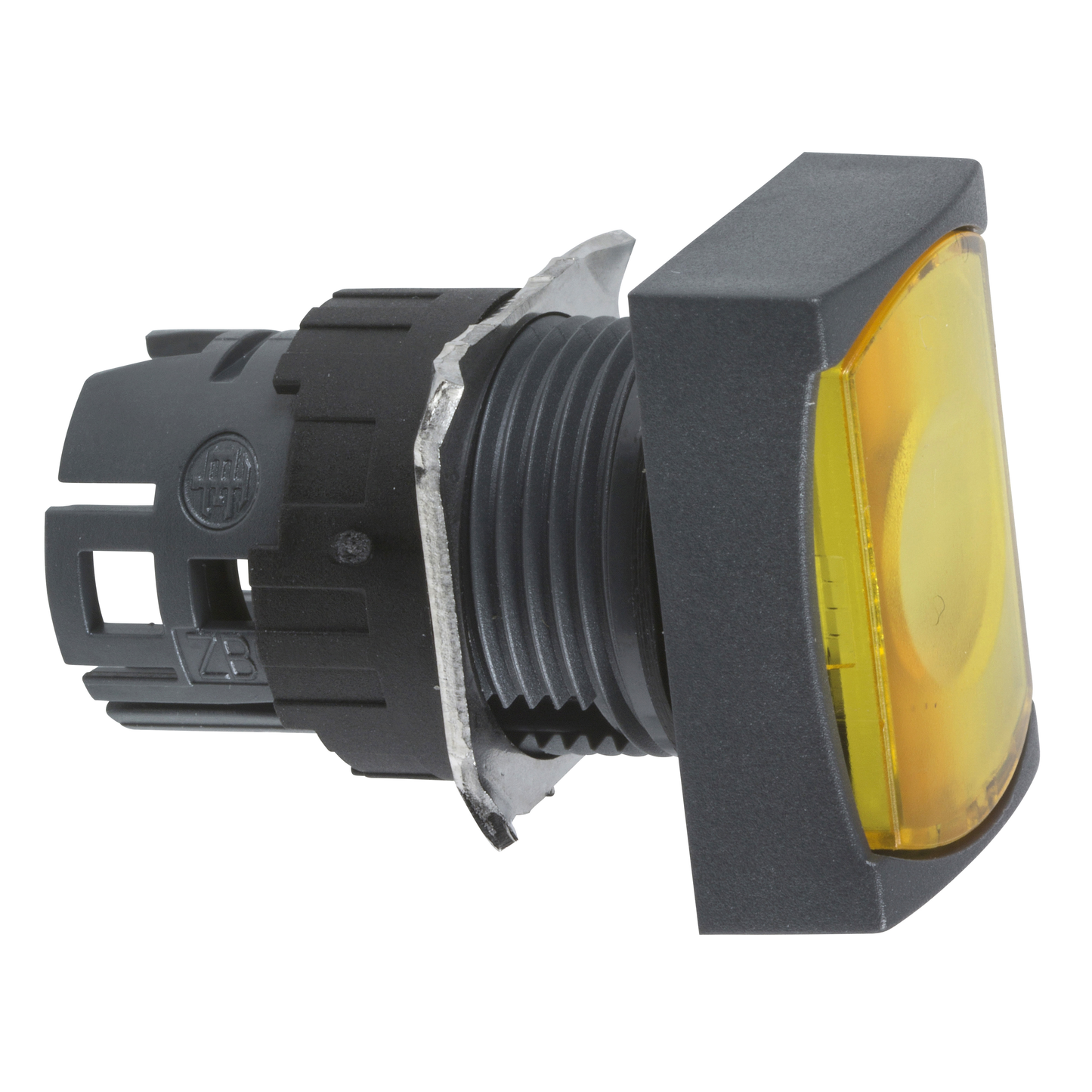 Schneider Electric-ZB6DW5-Harmony ZB6 - tête rect. pour bouton-poussoir lumineux - Ø16mm - jaune