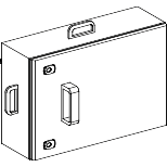 Schneider Electric-KSB250SE5-Canalis KSB - coffret de dérivation 250A pour fusible DIN T1 - 3L+PEN
