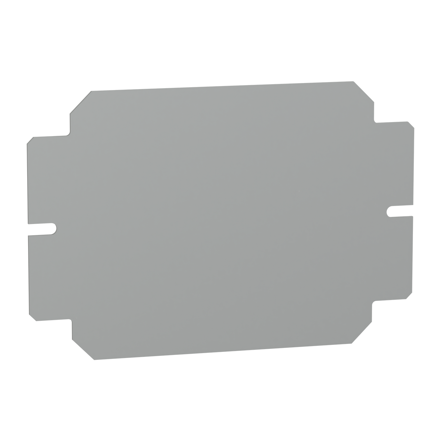 Schneider Electric-NSYMM12SB-PanelSeT - Thalassa - châssis plein - acier galva. - pour boîte H=150xL=200mm