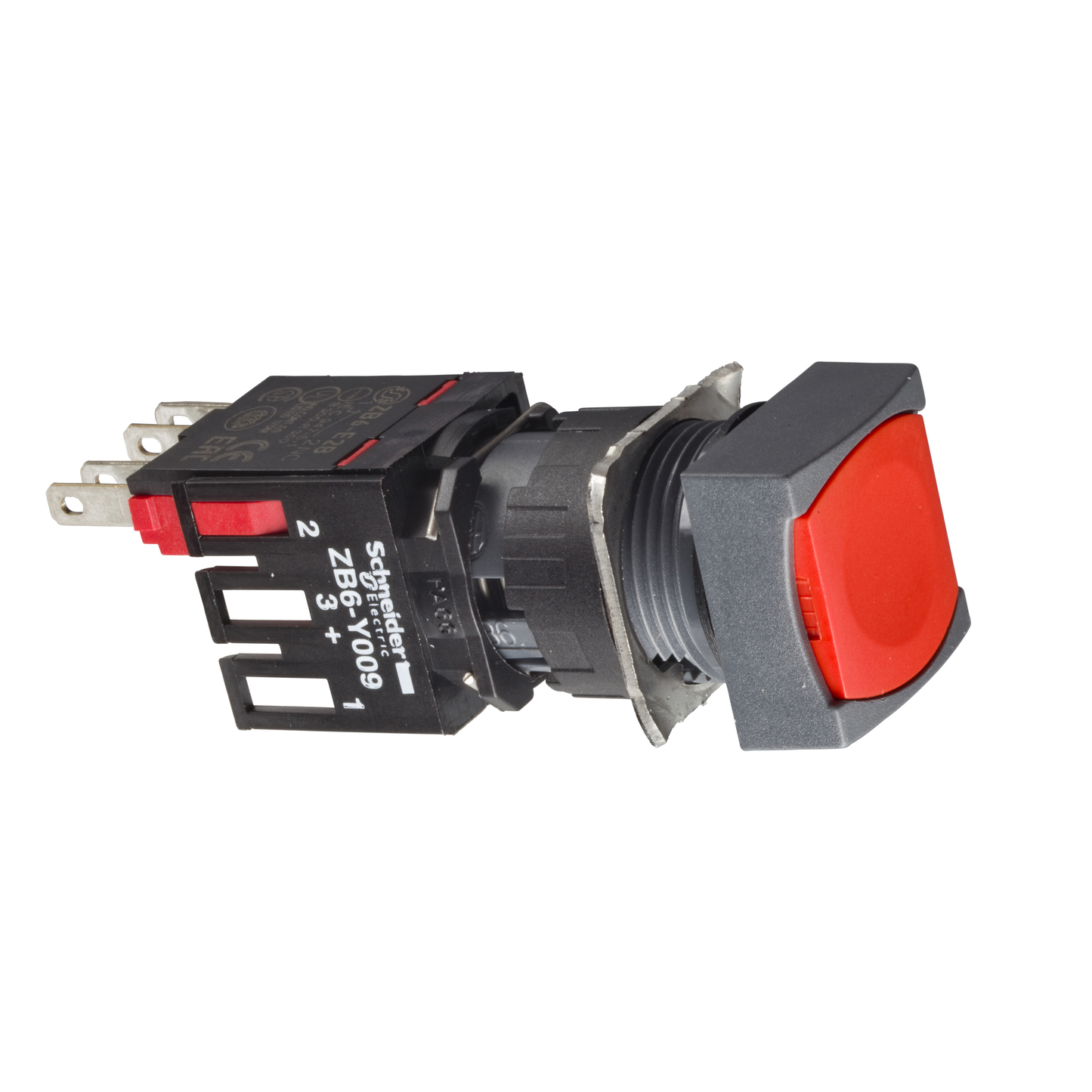 Schneider Electric-XB6CA45B-BOUTONPOUSSOIR ROUGE DIAM