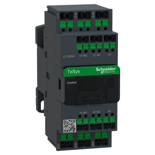 Schneider Electric-LC1D25AQ7-SnIn CONT 25A 1F 1O 380V 50 60