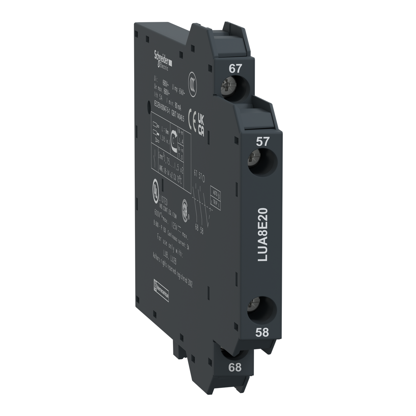 Schneider Electric-LUA8E20-TeSys U - module de contrôle de déconnexion de l'alimentation électrique