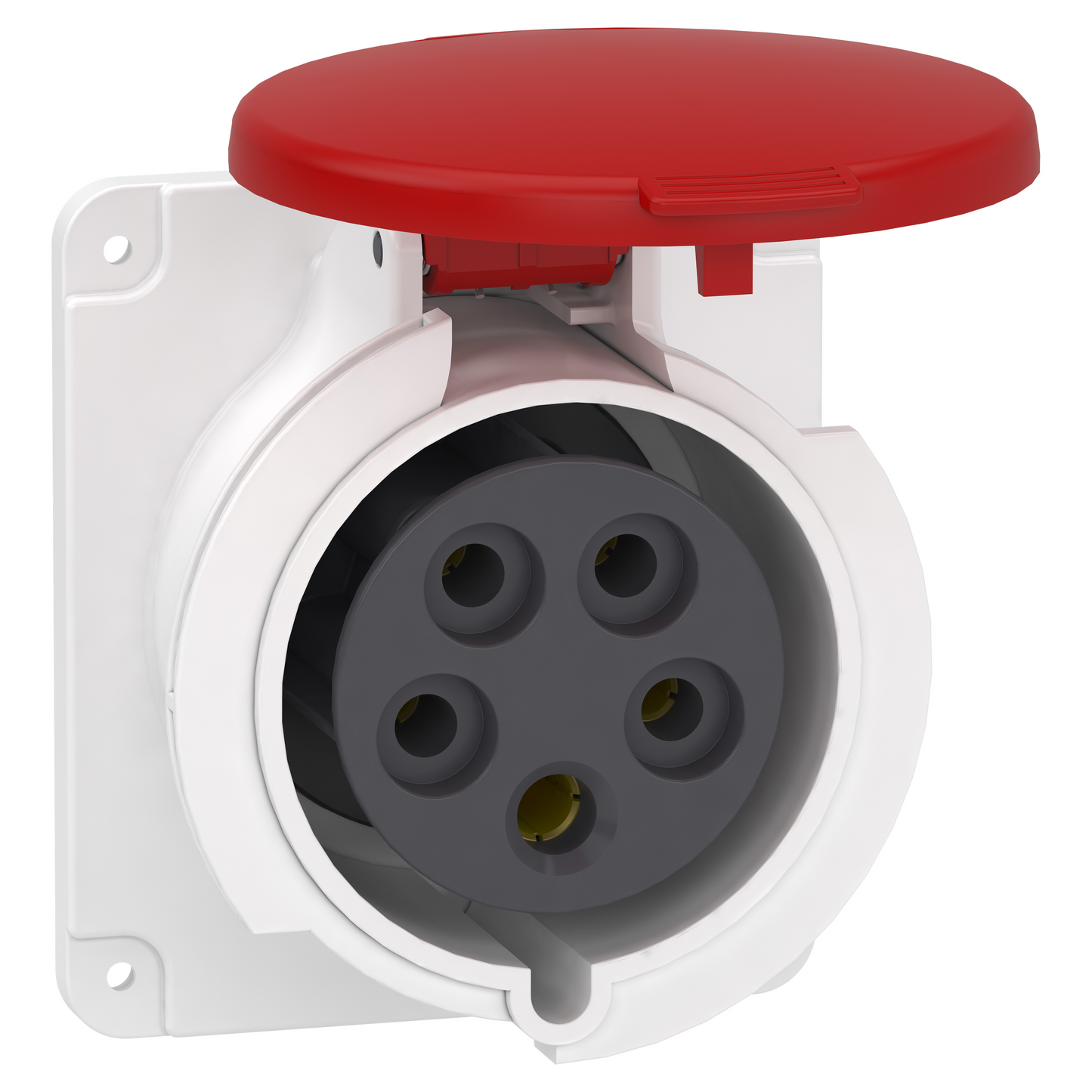 Schneider Electric-PKY32G435-Mureva - socle de prise industrielle droite 32 A - 3P+N+T - 380-415 V CA - IP44