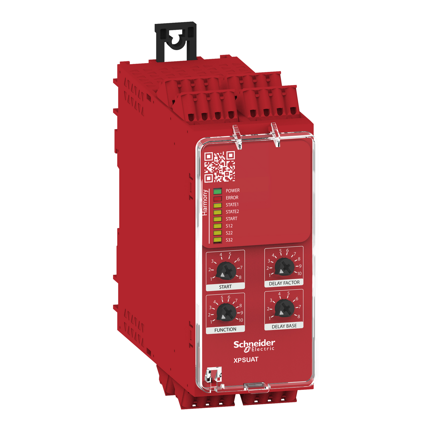 Schneider Electric-XPSUAT13A3AC-Preventa XPSU - module sécurité multifonctions - Cat4 - 6F 1O - 24V - ressort