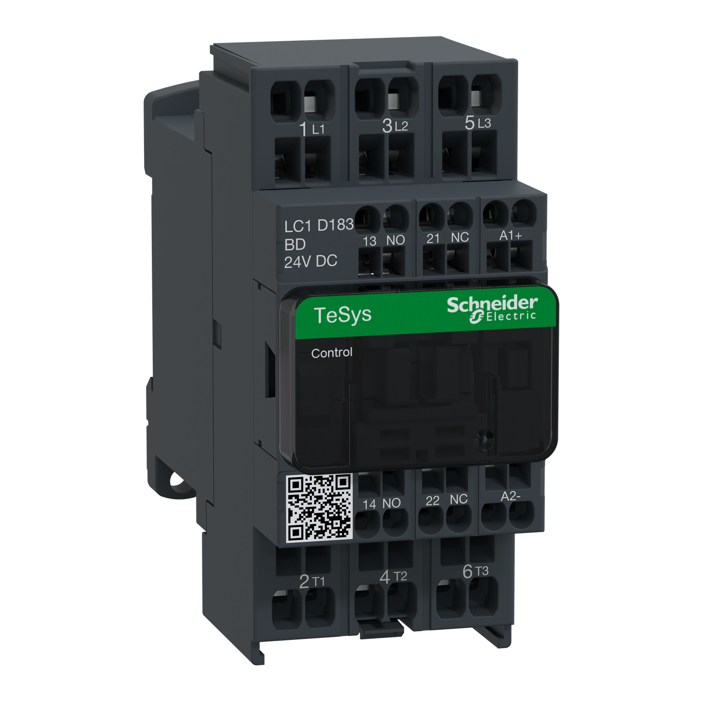 Schneider Electric-LC1D183BD-TeSys LC1D - contacteur - 3P - AC-3 440V - 18A - bobine 24Vcc