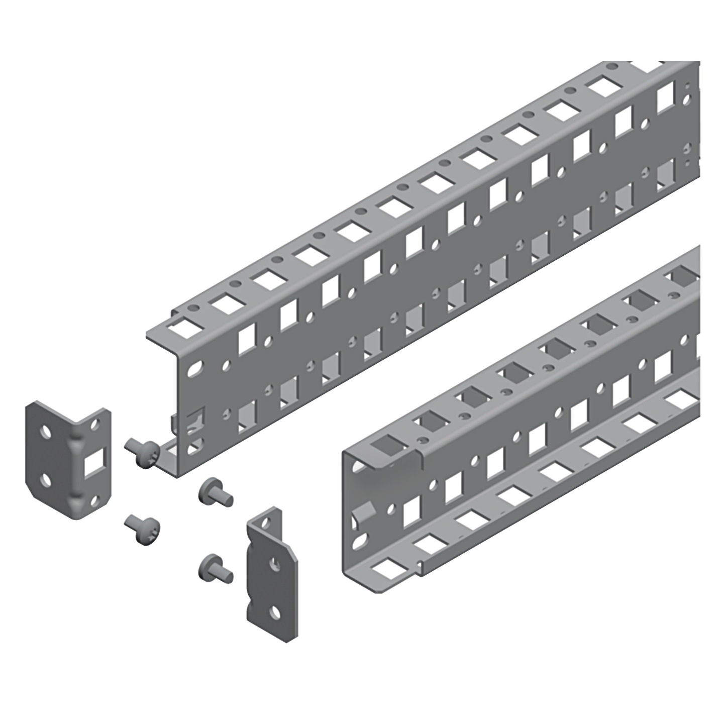 Schneider Electric-NSYSUCR6560-PanelSeT - Thalassa - 2 traverses universelles - 2 rangées - 65x600mm