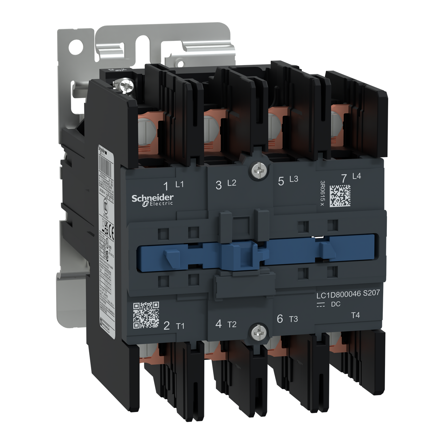 Schneider Electric-LC1D800046BWS207-CONTACTEUR 4P AC1 440V 125A BOB 24VCC FE CONTACTEUR 4P AC1 440V 125A BOB
