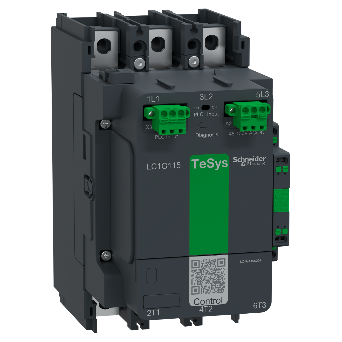 Schneider Electric-LC1G115EHES207A-Cont 115A SNCF Adv 48V-130V