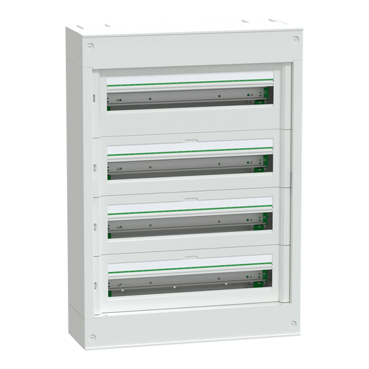 Schneider Electric-LVSST424W-W-Coffret métal 4 Rangées 24M