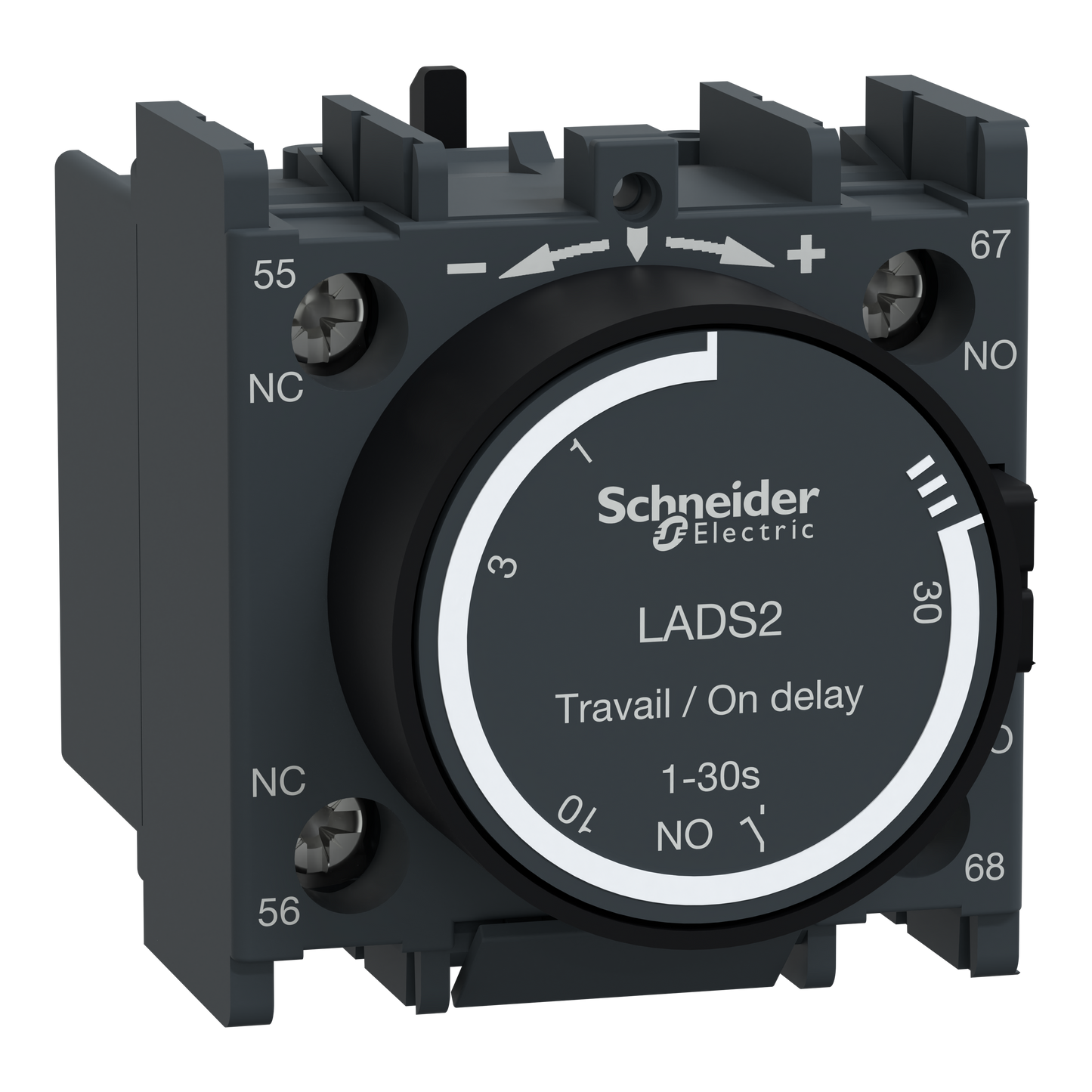 Schneider Electric-LADS2-TeSys D - bloc de contacts auxiliaires - 1F+1O - bornes à vis-étriers